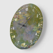 クロードモネ |睡蓮， 1919 ラージ壁時計 (傾斜)