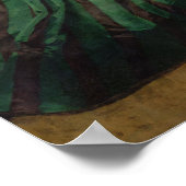 クロードモネ |緑のドレスを着た女性， 1866 ポスター (角)