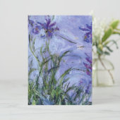 クロードモネ – 薄紫アイリスマウヴ1917 招待状 (スタンド正面)