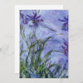 クロードモネ – 薄紫アイリスマウヴ1917 招待状 (正面/裏面)