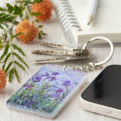 クロードモネ – 薄紫アイリス/アイリスマウヴ キーホルダー (正面右)