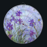 クロードモネ – 薄紫アイリス/アイリスマウヴ ダーツボード<br><div class="desc">薄紫アイリス/アイリスマウヴ – クロード・モネ， 1914-1917</div>