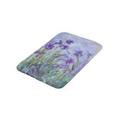 クロードモネ – 薄紫アイリス/アイリスマウヴ バスマット (アングル)