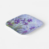 クロードモネ – 薄紫アイリス/アイリスマウヴ ペーパープレート (傾斜あり)