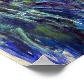 クロードモネ – 薄紫アイリス/アイリスマウヴ ポスター (角)