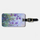 クロードモネ – 薄紫アイリス/アイリスマウヴ ラゲッジタグ (正面横)