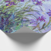 クロードモネ – 薄紫アイリス/アイリスマウヴ ラッピングペーパー (角)