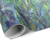 クロードモネ – 薄紫アイリス/アイリスマウヴ ラッピングペーパー (ロールコーナー)