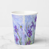 クロードモネ – 薄紫アイリス/アイリスマウヴ 紙コップ (左)
