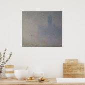 クロードモネ |議会の家の上のカモメ ポスター (キッチン)