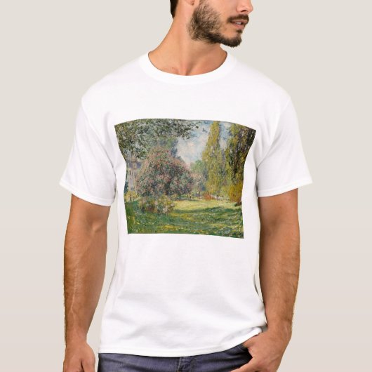クロードモネ |風景:パルクモンソー Tシャツ (正面)
