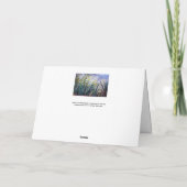 クロードモネ – 黄色と紫の虹彩 カード (裏面)