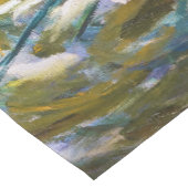 クロードモネ – 黄色と紫の虹彩 ショートテーブルランナー (コーナー)