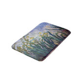 クロードモネ – 黄色と紫の虹彩 バスマット (アングル)