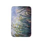 クロードモネ – 黄色と紫の虹彩 バスマット (正面縦)