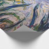 クロードモネ – 黄色と紫の虹彩 ラッピングペーパー (角)