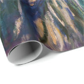 クロードモネ – 黄色と紫の虹彩 ラッピングペーパー (ロールコーナー)