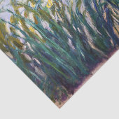 クロードモネ – 黄色と紫の虹彩 薄葉紙 (詳細)