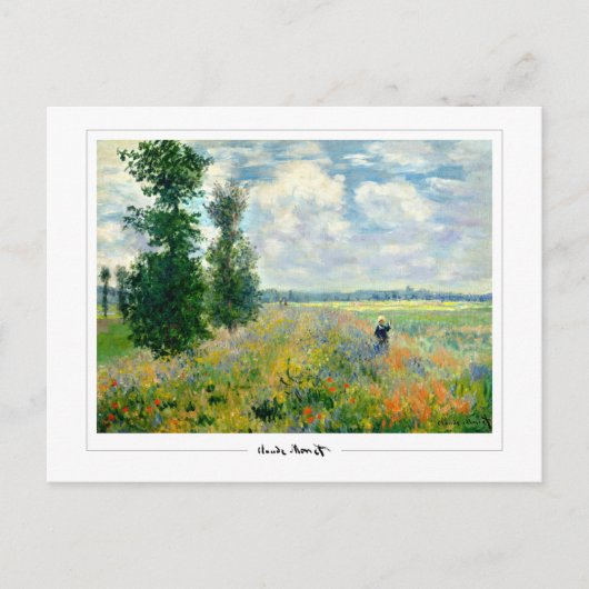 クロードモネ#108 -ファインアート ポストカード (正面)