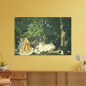 クロードモネ | 1865年~1866年11月18日 キャンバスプリント (インサイチュ (リビング))