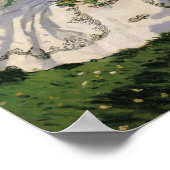 クロードモネ | 1866年の女性 ポスター (角)