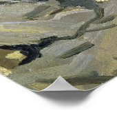 クロードモネ | 1870年トラウビルのビーチ ポスター (角)