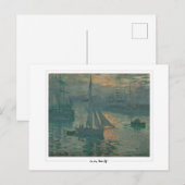クロードモネ#36-2 -ファインアート ポストカード (正面/裏面)
