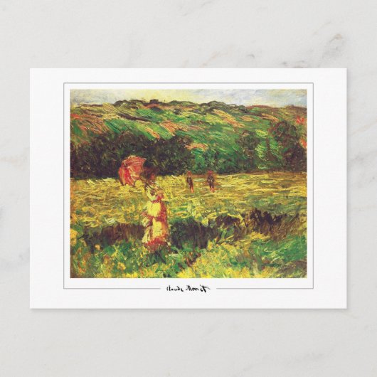 クロードモネ#377-2 -ファインアート ポストカード (正面)