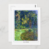 クロードモネ#398 -ファインアート ポストカード (正面/裏面)