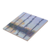 クロードモネ | 4本の木 タイル (側面)