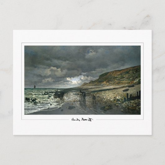 クロードモネ#51 -ファインアート ポストカード (正面)