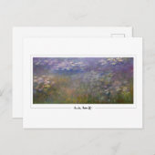 クロードモネ#551-2 -ファインアート ポストカード (正面/裏面)