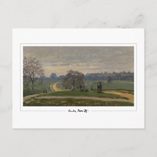 クロードモネ#574-2 -ファインアート ポストカード (正面)