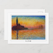 クロードモネ#658-2 -ファインアート ポストカード (正面/裏面)