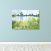 クロードモネ | Banks of the Seine, Vetheuil, 1880 キャンバスプリント (インサイチュ (ウッドフロア))