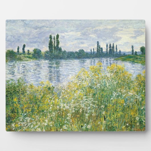 クロードモネ | Banks of the Seine, Vetheuil, 1880 フォトプラーク (正面)