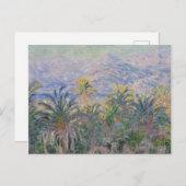 クロードモネ | Bordigheraのヤシの木 ポストカード (正面/裏面)