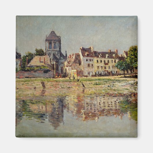 クロードモネ By the River at Vernon, 1883 マグネット (正面)