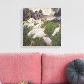 クロードモネ | Chateau de Rottembourgの七面鳥 キャンバスプリント (インサイチュ (リビング))