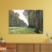 クロードモネ | Fontainebleau, Bas-Breauへの道 キャンバスプリント (インサイチュ (リビング))