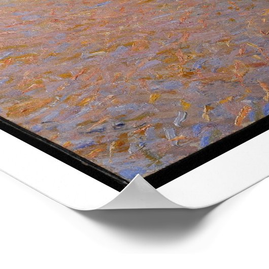 クロードモネ | Grainstack, Sun in the Mist ポスター (角)