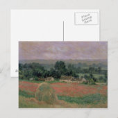 クロードモネ | Haystack at Giverny, 1886 ポストカード (正面/裏面)