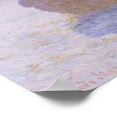 クロードモネ | Haystacks雪と太陽の効果 ポスター (角)