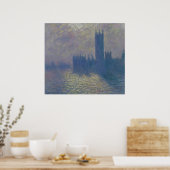 クロードモネ Houses of Parliament, Stormy Sky ポスター (キッチン)