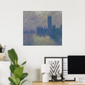 クロードモネ Houses of Parliament, Stormy Sky ポスター (ホームオフィス)