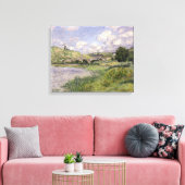 クロードモネ | Landscape, Vetheuil, 1879 キャンバスプリント (インサイチュ (リビング))