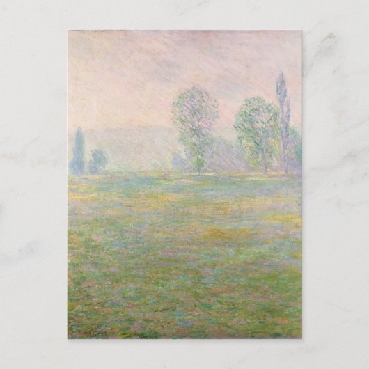 クロードモネ | Meadows in Giverny, 1888 ポストカード (正面)