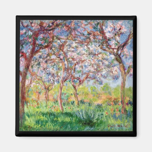 クロードモネ | Printemps a Giverny マグネット (正面)