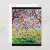 クロードモネ | Printemps a Giverny, 1903 ポストカード (正面/裏面)