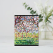 クロードモネ | Printemps a Giverny, 1903 ポストカード (スタンド正面)